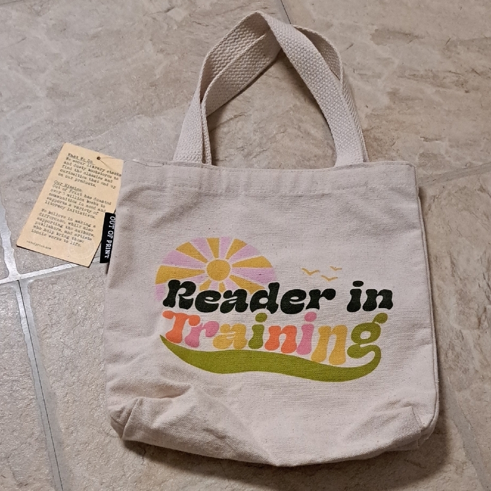 Reader in Training Canvas Tote Bag